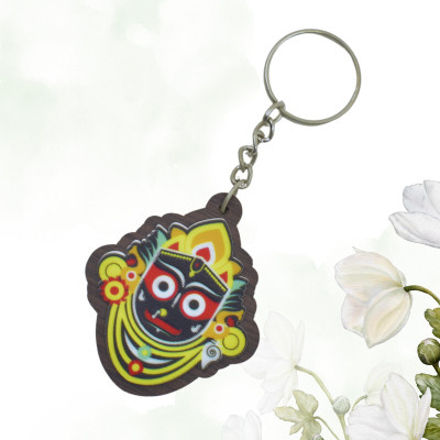 Jagannath World key-ring-jaga-wood-set-1-0O Key Chain