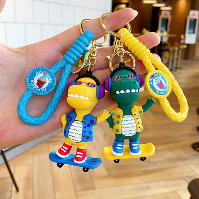 AshandRoh 3D Character Silicone,Unbrekable Cute Cartoon Keyring for Backpack Key Chain