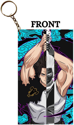 Hariyaali Enterprises LLP Black Clover YAMI SUKEHIRO IS THE HERO OF THE BLACK BULLS Anime Key Chain
