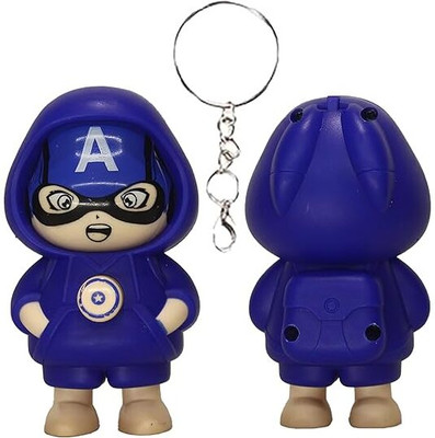 Bodytech Face Changing Keychain with 3 Expressions 3D Cartoon Character Toy Key Holder Key Chain