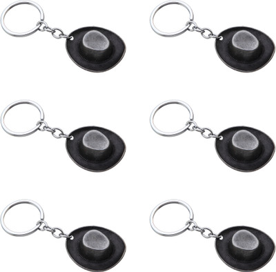 BLESSINGS Set Of 6 Grey Hat Key Chain