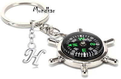 Mundkar Compass Alphabet-H Key Chain