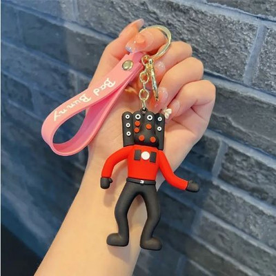Star Work Keychain for Girls Boys, Cute Silicon Keychains Accessories Key Chain