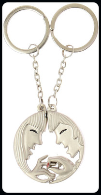 gtrp Keychain-Romantic Proposing Couple Finger Ring Magnetic Key Chain Key Chain