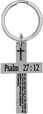 M Men Style DO Not Turn Me Over The Desire Of My Foes. (Psalm 27.12) Keychain LSK220170 Key Chain