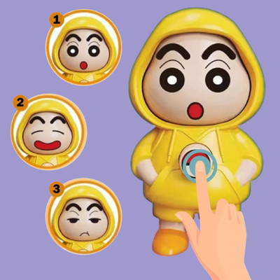 FlyTouch Shinchan Funny Cartoon Hoodie Figure Keychain For Stylish School Bag Accessories Key Chain