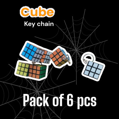 SHIVRAJ Pack of 6 pcs small cube key chain Key Chain