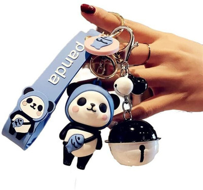 gtrp Creative Panda Cartoon Animal Pendant PVC Silicone Key Ring-New692 Key Chain