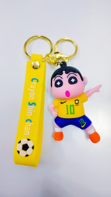 Keychain gallery Shinchan neymar 3D Silicon Keychain Key Chain