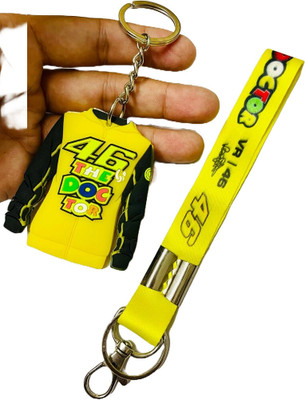 BBG NEW_Kacket & Lanyard keychain for Yamaha VR 46 docter keychain Key Chain