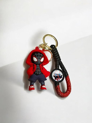 gtrp SpiderMan Cartoon Characters Keychain for Girls Boys, Cute Silicon Keychains 015 Key Chain