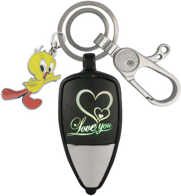 SHOKY LOOKS High Quality Love You LED Light Stylish Locking Hook With Yellow Tweety Key Chain