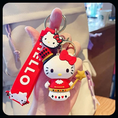 gtrp Keychain-Cute Action Figure 3D Rubber Silicone For Car & Bike Key Chain