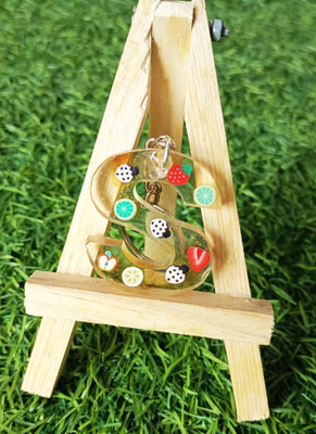 sreearts s letter keychain Key Chain