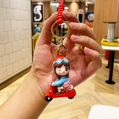gtrp Action Character 3D Rubber Silicone Keychain For Car & Bike 020 Key Chain