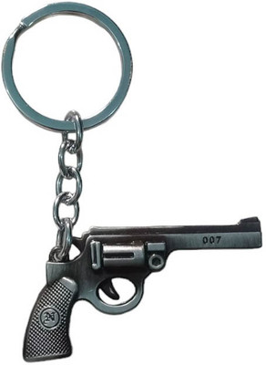 NSV Pistol Revolver Gun Metal Keychain for Gift & Self Use Key Key Chain