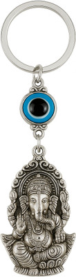 lovetoo Shri Ganesh Evil Eye keychain for Girls Handbag, Bike, Car Key Chain Key Chain