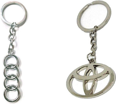GSV ToyotaAudiLogo silver Keychain keychain_J1057 Key Chain