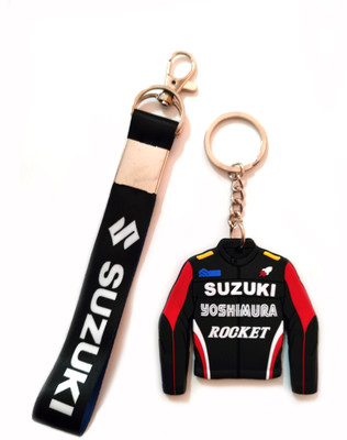 Meeko.com Suzuki Tag With Jacket Key Chain Key Chain