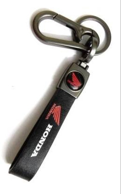 hurrio Bike Logo Honda Wings Leather Strip Hook Keychain Keyring Key Chain Key Chain