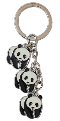 gtrp keychain-Panda Metal Key Chain