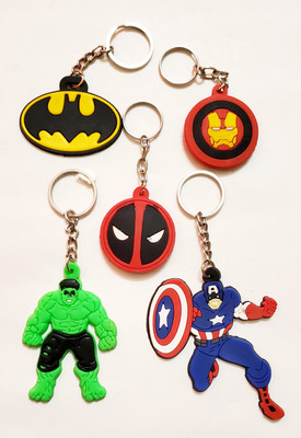 ShopTalk 5in1 captain america, deadpool,hulk.batman,ironman Key Chain