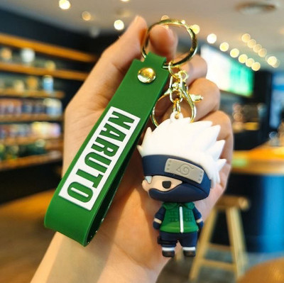 SRG Naruto KAKASHI Keychain with Strap for Anime Fans Key Chain