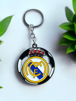 sky enterprises Real Madrid Double Sided Printed Keychain/For Gifting/For Football Key Chain
