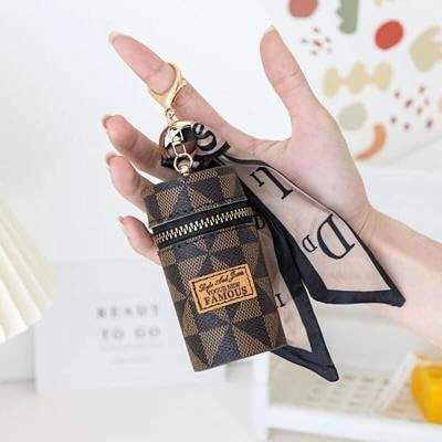 HEVREX Mini Leather Bag Keychain 03 Key Chain