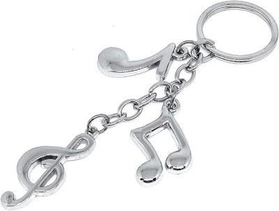 HappierYou Music Symbol Metal Keychain or Keyring | Music lover's favourite Keychain Key Chain