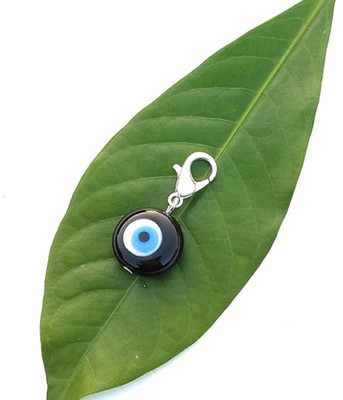 Shilpmart Round eye shape evil eye yellow green beads bunch keychain for men & women Key Chain