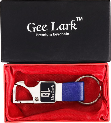 Geelark Premium Key Chain Man & Woman (set of 1 Blue ) Key Chain