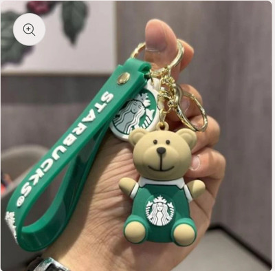 BlissBeaytyBar Teddy Starbucks keychain Key Chain