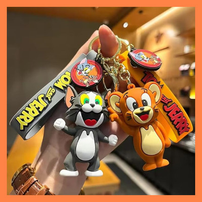 BZILO Combo Tom And Jerry Keychain for Couples Gift Design and Color May Vary C61 Key Chain