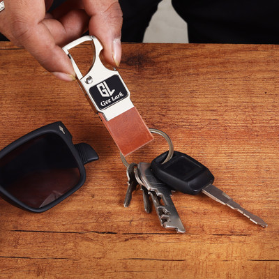 Geelark Premium Metal Keychain for Car Keys, Bike Keys, and Home Keys Key Chain