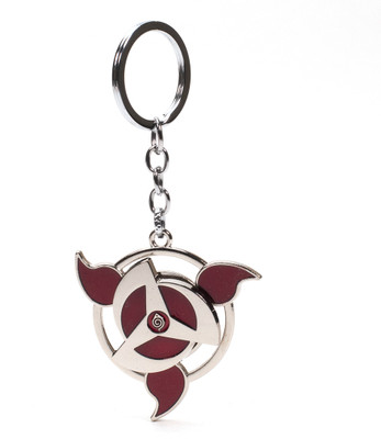 Daiyamondo Naruto Anime Kakashi Mangekyo Sharingan Fly Rotating Anime Metal Keychain Key Chain