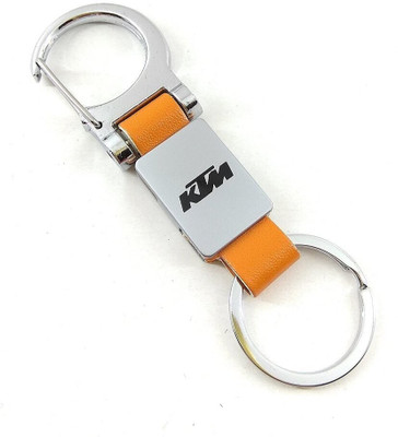 MAG BEE Premium Quality logo Double side hook - Orange Key Chain