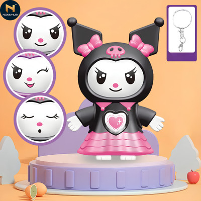 Nokehub Kuromi Black Face Changing Keychain Key Chain