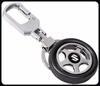 gtrp Keychain-Spinning Tyre Rotary Wheel Locking Metal Key chains Key Chain