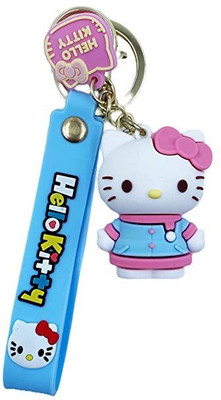 SHRI JI Cute Hello Kitty Keychain Hello Kitty in Winter dress Key Chain