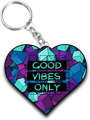 Rhymax Brother and Sister Wooden Printed Key Chain