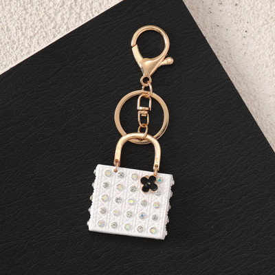Salty Studded Handbag Themed Bag Charm Key Chain