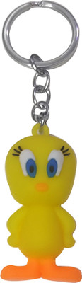 heeva creation Tweety 3D Keychain.1 Piece.(Color- Yellow). Key Chain
