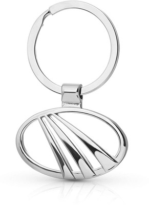 MAG BEE Mahindra Car Metal Logo Key Chain (Silver) Key Chain