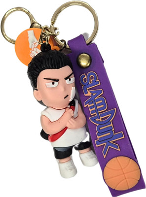 Funfob Slam Dunk Key Chain With Hook & Straps Key Chains For Bike Car (purple) Key Chain