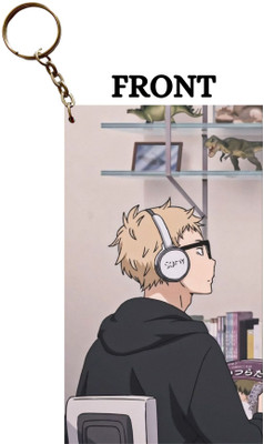 Hariyaali Enterprises LLP Haikyu!! TSUKISHIMA STUDY HARD Key Chain