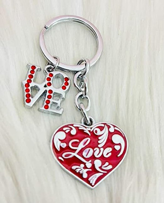 Tera13 Valentine Gifts for Girlfriend Boyfriend Love, My Baby Heart Shape Keychain Key Chain