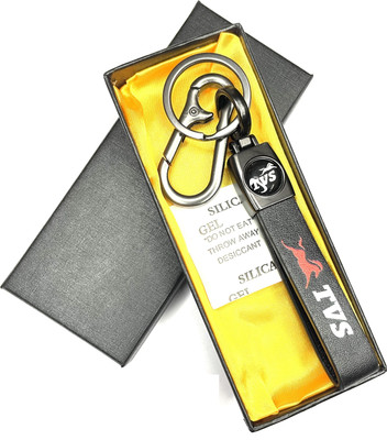FLAMBE TVS Bike Keychain Stainless steel Metal finish Key Chain