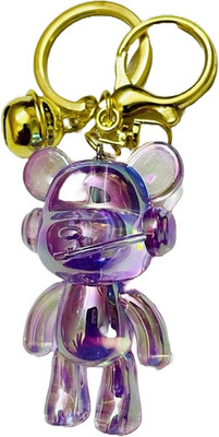 GKM Transparent Stylish Panda keychain for girls & boys Key Chain