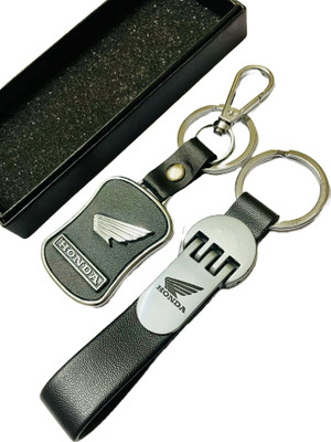 GKM Honda Chrome finish premium quality high quality keychain Key Chain
